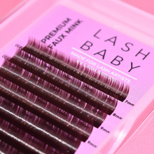 Load image into Gallery viewer, Brown Lash Trays- CC Curl