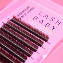 Load image into Gallery viewer, Brown Lash Trays- D Curl