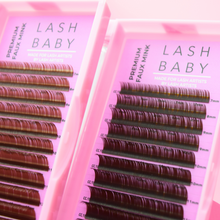 Load image into Gallery viewer, Brown Lash Trays- CC Curl