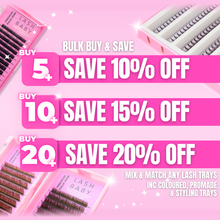 Load image into Gallery viewer, Brown Lash Trays- CC Curl