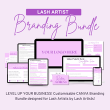 Load image into Gallery viewer, Lash Artist Branding Bundle