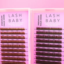 Load image into Gallery viewer, Brown Lash Trays- CC Curl