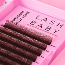 Load image into Gallery viewer, Brown Lash Trays - C Curl