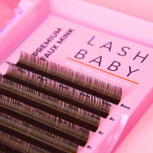 Load image into Gallery viewer, Brown Lash Trays- CC Curl