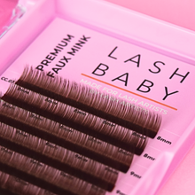 Load image into Gallery viewer, Brown Lash Trays- CC Curl