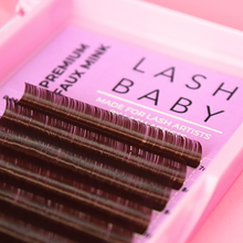 Load image into Gallery viewer, Brown Lash Trays- D Curl