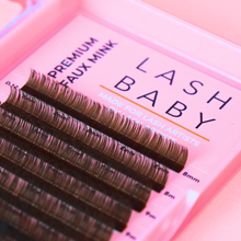 Load image into Gallery viewer, Brown Lash Trays- D Curl