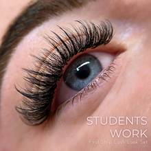Load image into Gallery viewer, Students Work D Curl Strip Lash Look Wispy Set