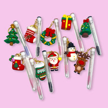 Load image into Gallery viewer,   -  Wholesale Lash Brush Christmas Keychains - 10 Pack