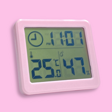 Load image into Gallery viewer, - Pink Digital Hygrometer