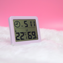 Load image into Gallery viewer, - Pink Digital Hygrometer