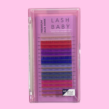 Load image into Gallery viewer,   -  D Curl Coloured Volume Lash Trays