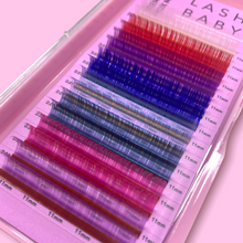 Load image into Gallery viewer,   -  D Curl Coloured Volume Lash Trays