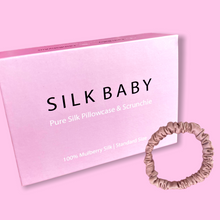 Load image into Gallery viewer,   -  Silk Baby Silk Pillowcase and Scrunchie