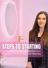 Load image into Gallery viewer, Steps To Starting: Successfully kickstart your Lash Business

