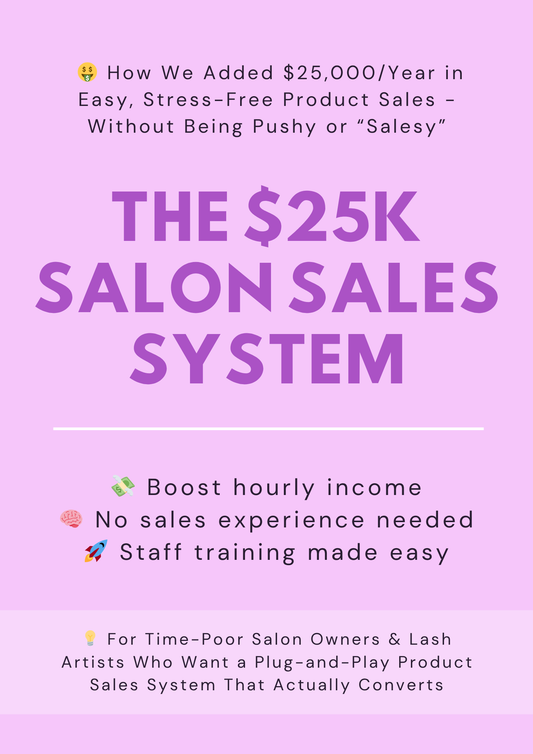 The $25K Salon Sales System
