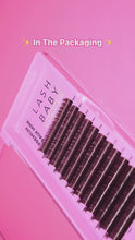 Load and play video in Gallery viewer, Brown Lash Trays- CC Curl
