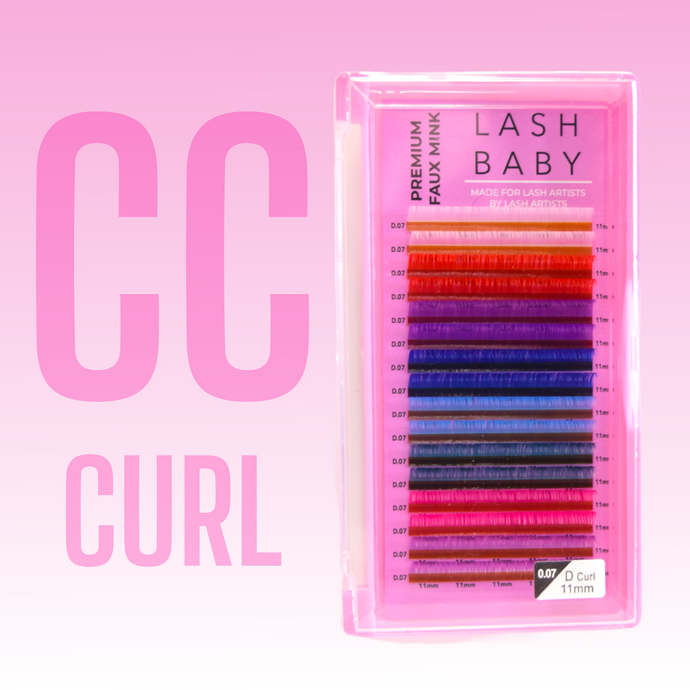   -  CC Curl Coloured Volume Lash Trays