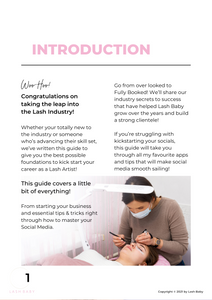   -  Steps To Starting: Successfully kickstart your Lash Business