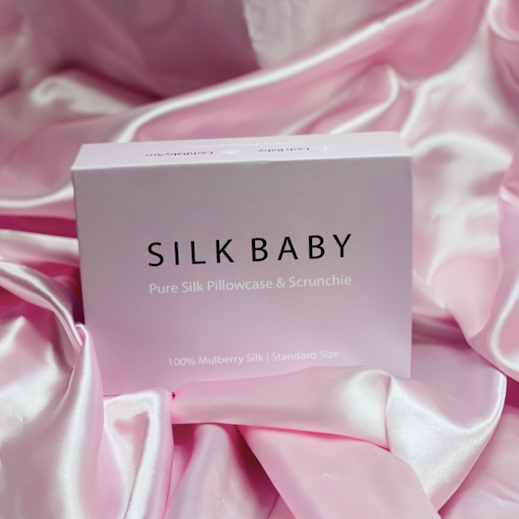   -  Silk Baby Silk Pillowcase and Scrunchie