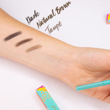 Load image into Gallery viewer, Swatches of the Skinny Brow Pencil colours
