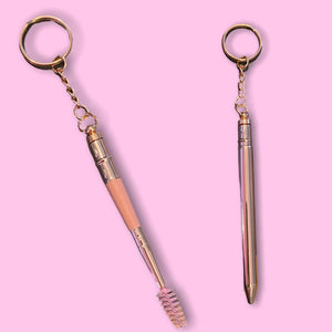   -  Wholesale Slim Line Lash Brush Keychain - 10 Pack